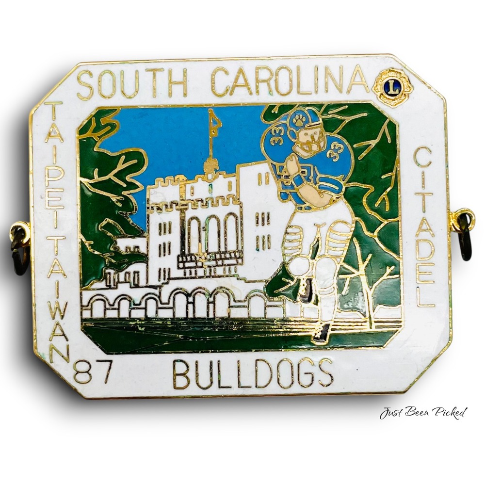 NOS 1987 South Carolina Citadel Bulldogs Taipettaiwan‎ PInback Lions Club